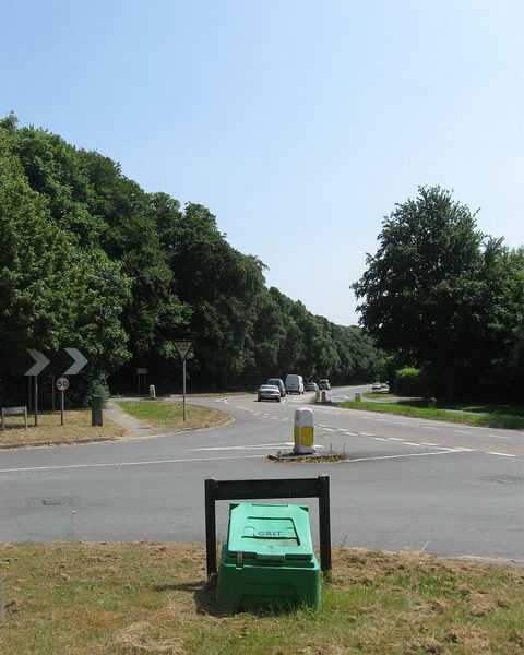 A24 at Southern end of Findon Bypass