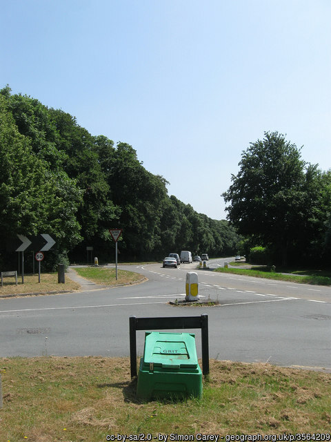 A24 at Southern end of Findon Bypass