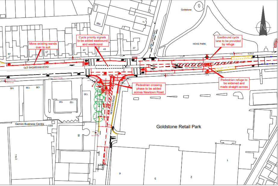 Old Shoreham Road 2021 Improvement Drawing 4