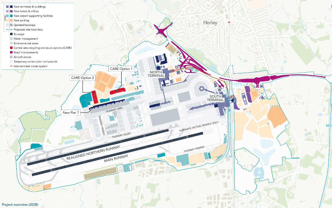 Proposed Northern Runway Works For Gatwick Airport Expansion Sussex   Image 1 